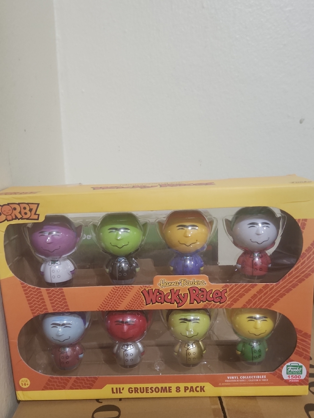 Hanna-Barbera Wacky Races Lil' Gruesome 8-Pack Collectible Figures - Multicolor